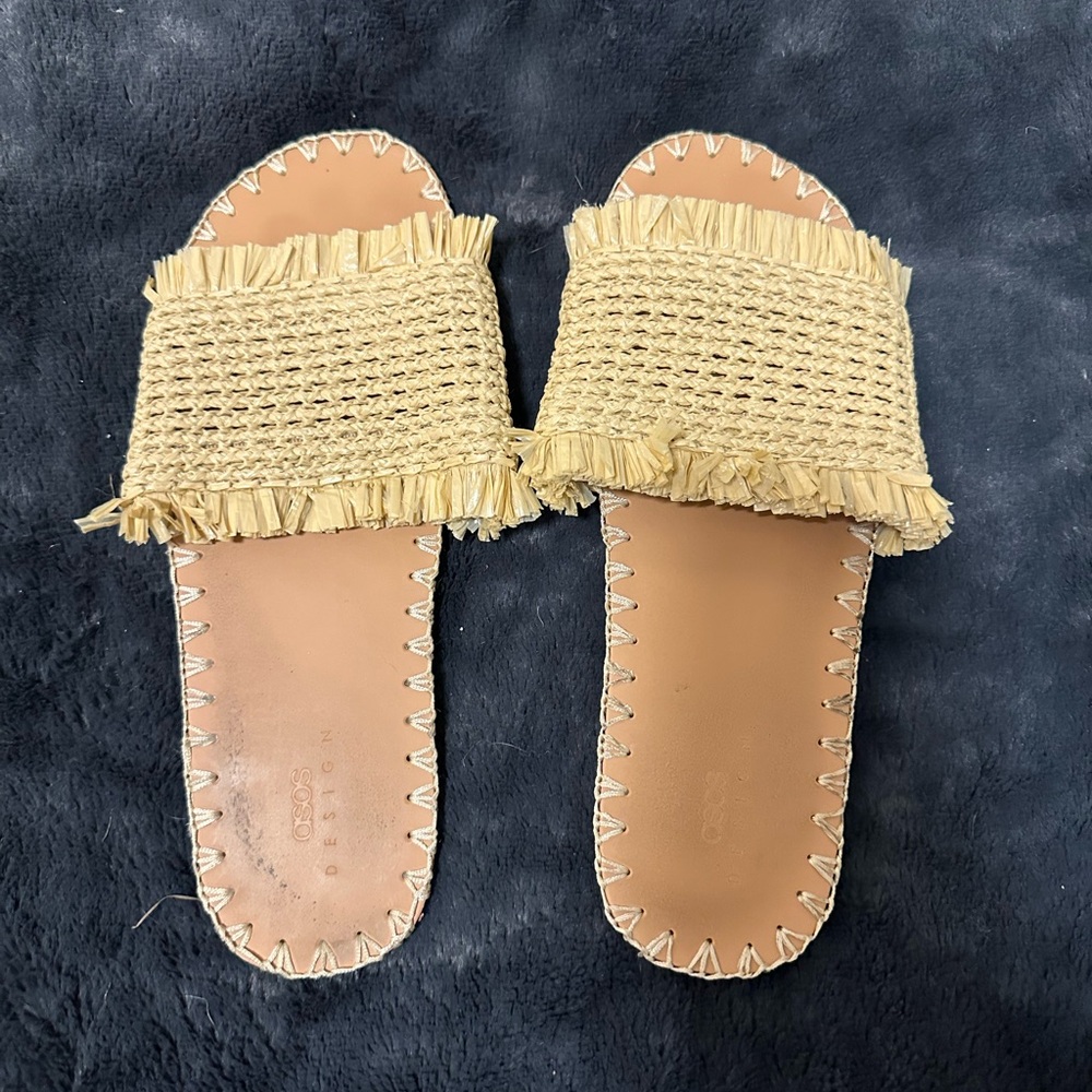 ASOS Rattan/ Tan Sandal Size 9